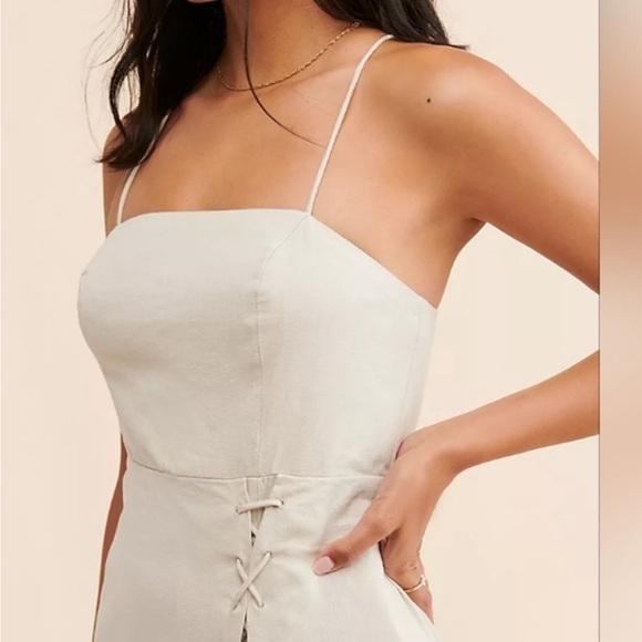 NWT Free People Size S- Francesca midi dress in ivory - Picture 4 of 11